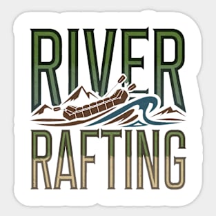 River Rafting Sticker